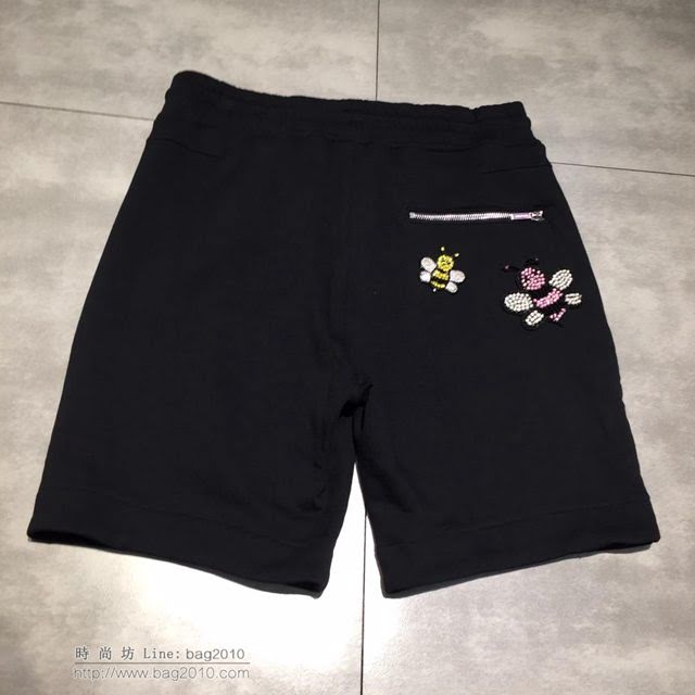 Dior男裝 19春夏新款 迪奧短褲 黑色男短褲  tzy1854